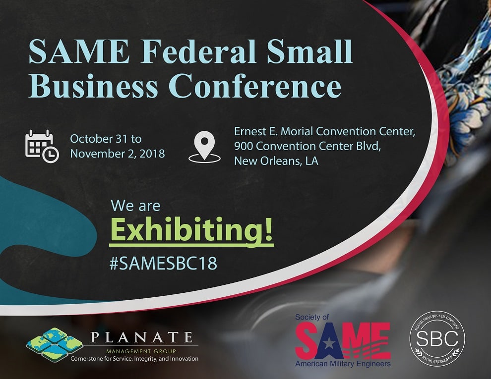 SAME Federal Small Business Conference Planate Management Group