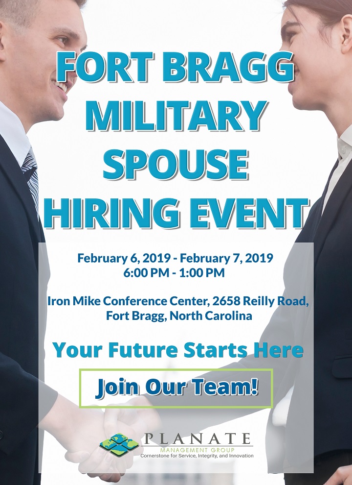 Fort Bragg Military Spouse Hiring Event