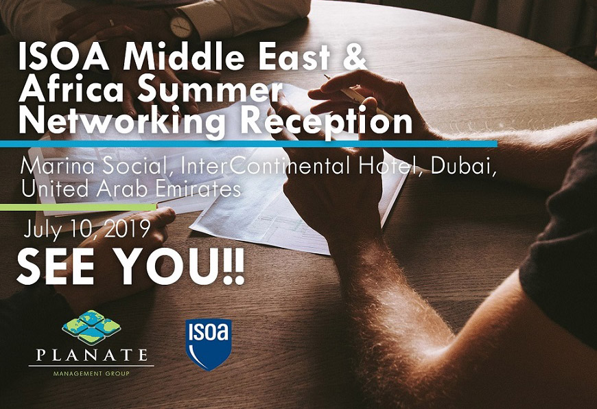 ISOA Middle East and Africa Summer Networking Reception 2019