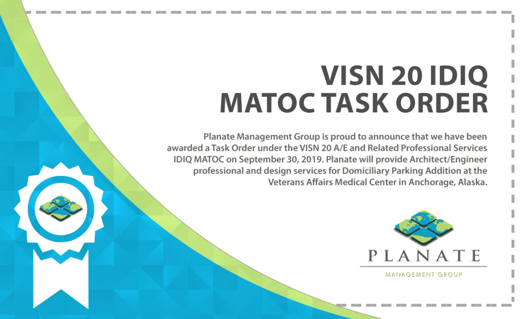 Planate Management Group Wins VISN 20 IDIQ MATOC Task Order for A/E Design and Related Professional Services in Anchorage, Alaska