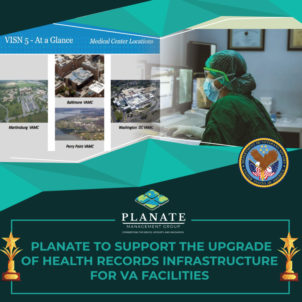 Planate To Support The Upgrade Of Health Records Infrastructure For VA Facilities