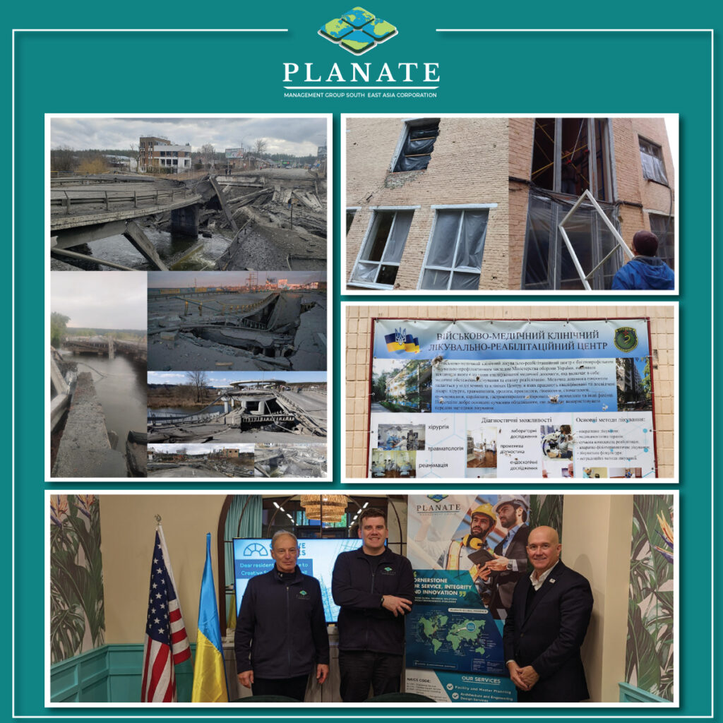 PLANATE IS CONTRIBUTING TO THE RECONSTRUCTION OF THE IRPINSKY, HOSPITAL IN UKRAINE.