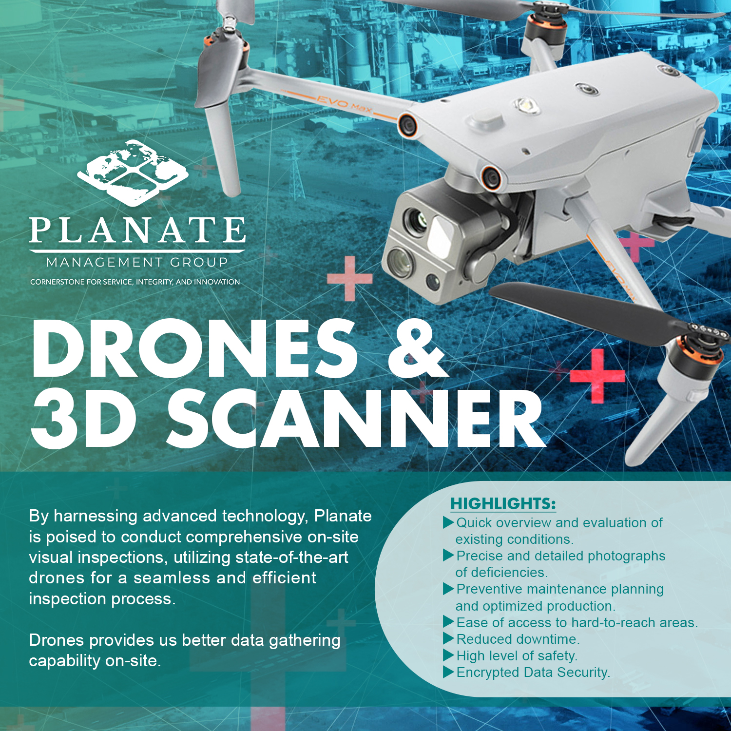 Drones and 3D Scanner