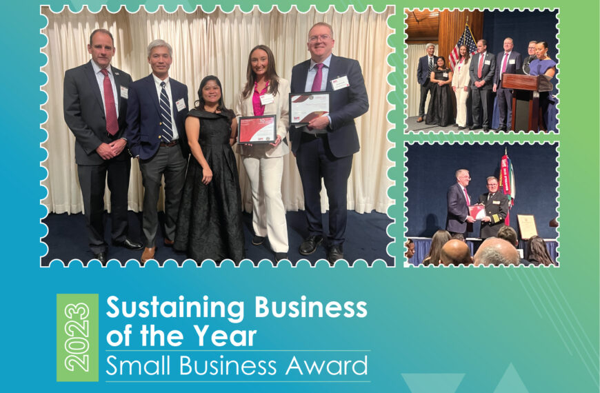 Planate Management Group Honored with “Sustaining Business of the Year – Small Business Award” by SAME DC Post